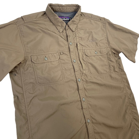 Patagonia Other - Patagonia Sol Patrol II Shirt Men XXL (Fits Large) Short Sleeve Vented Ripstop
